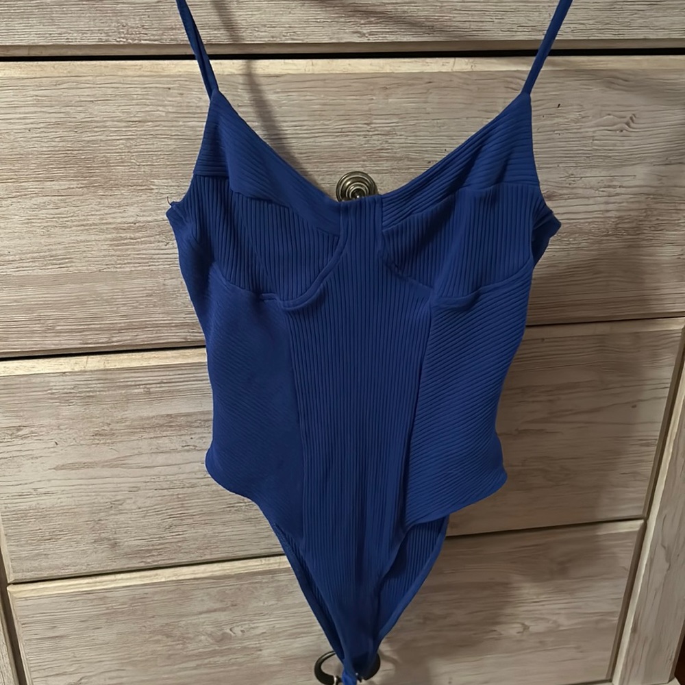 Blue Body Suit